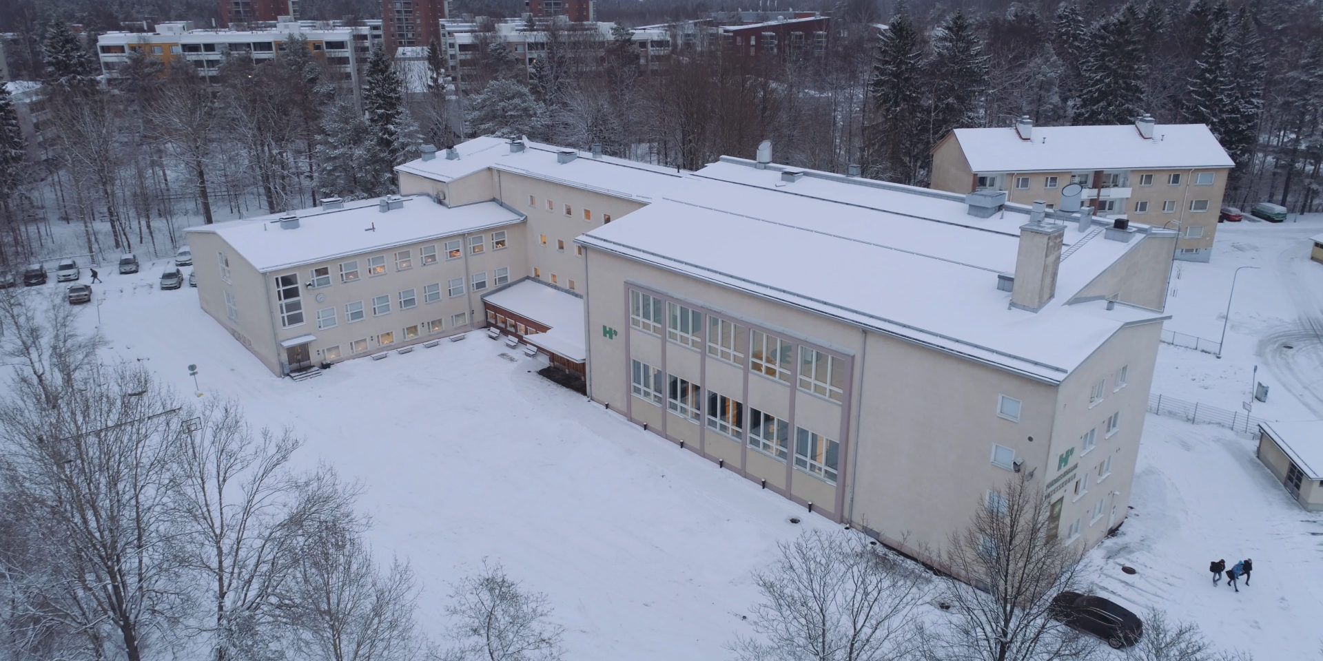 Koulun ilmakuva 2018
